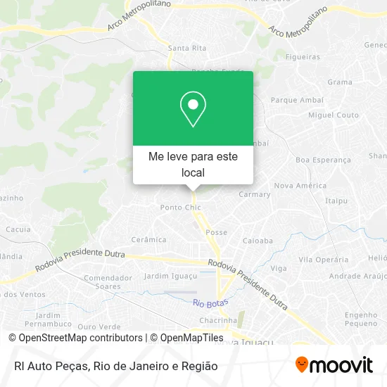 Rl Auto Peças mapa
