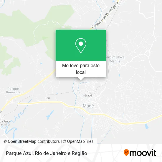 Parque Azul mapa