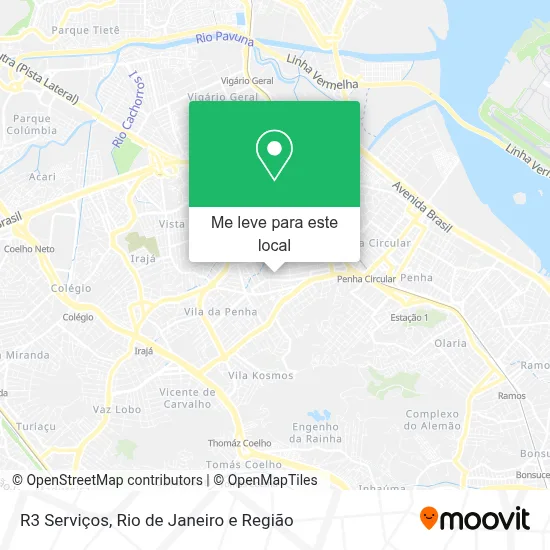 R3 Serviços mapa