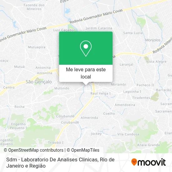 Sdm - Laboratorio De Analises Clinicas mapa