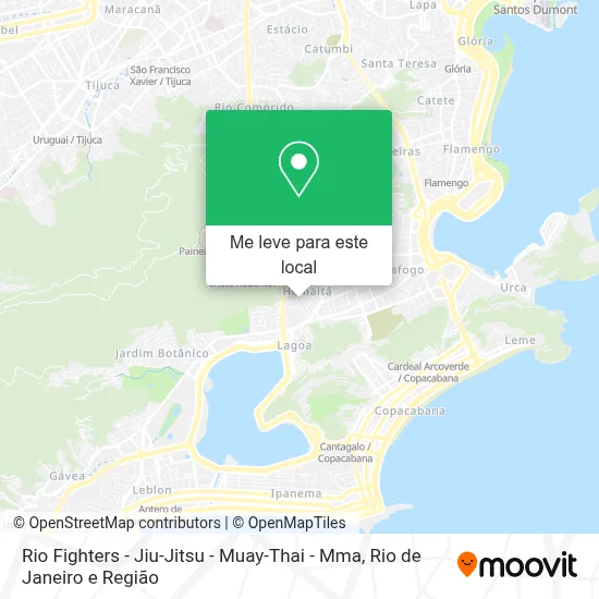 Rio Fighters - Jiu-Jitsu - Muay-Thai - Mma mapa