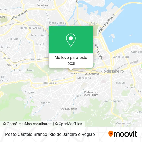 Posto Castelo Branco mapa
