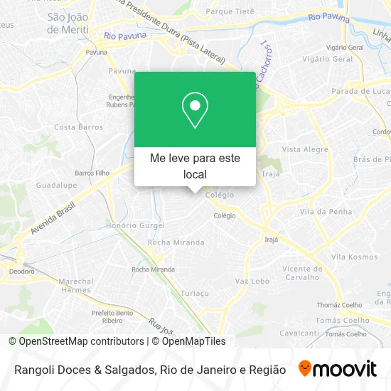 Rangoli Doces & Salgados mapa