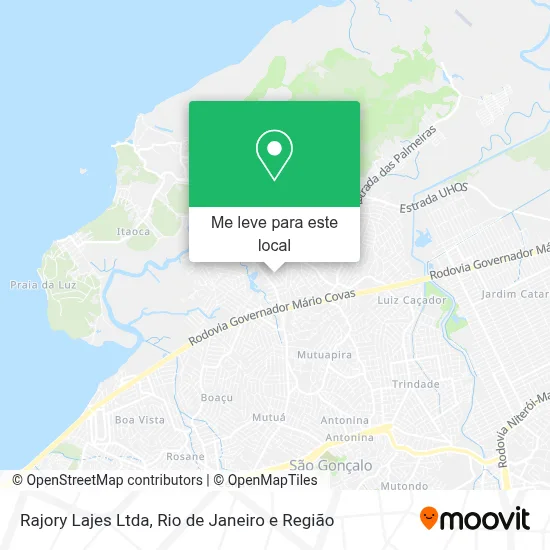 Rajory Lajes Ltda mapa