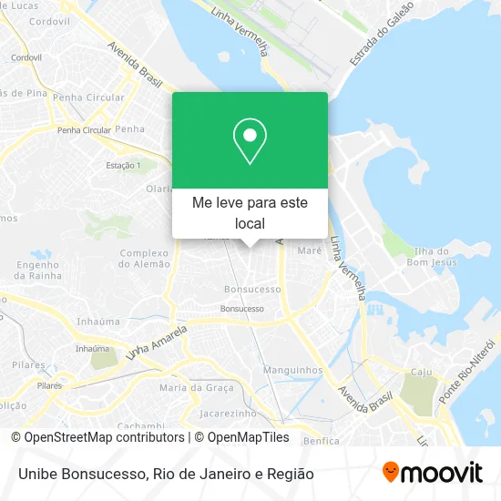 Unibe Bonsucesso mapa