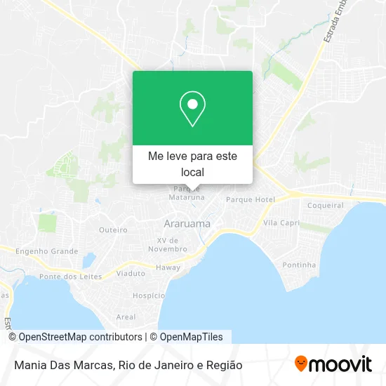Mania Das Marcas mapa