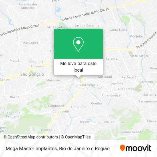 Mega Master Implantes mapa