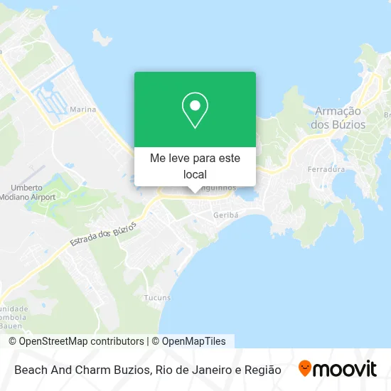 Beach And Charm Buzios mapa