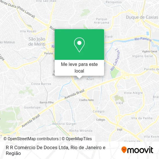 R R Comércio De Doces Ltda mapa