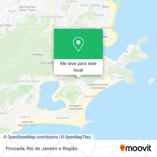 Povoada mapa