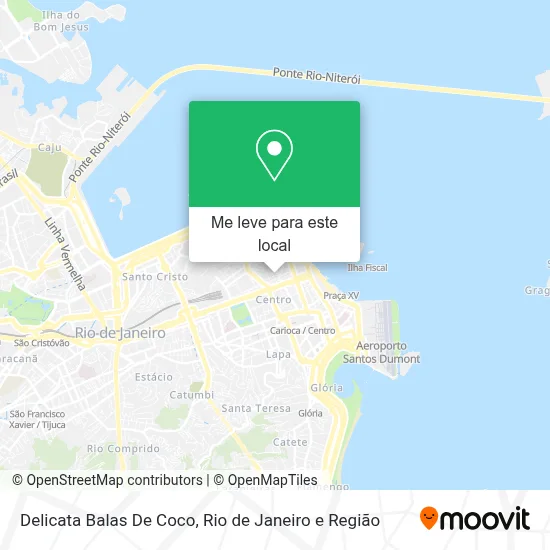 Delicata Balas De Coco mapa