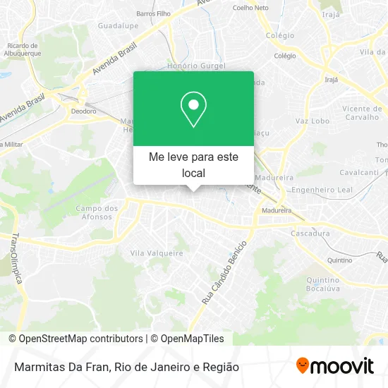 Marmitas Da Fran mapa
