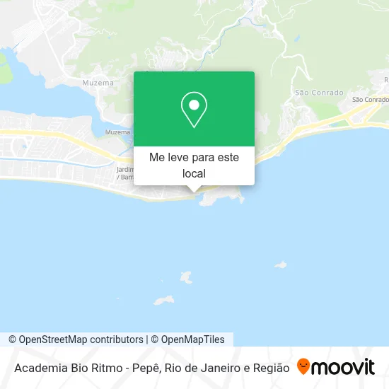 Academia Bio Ritmo - Pepê mapa