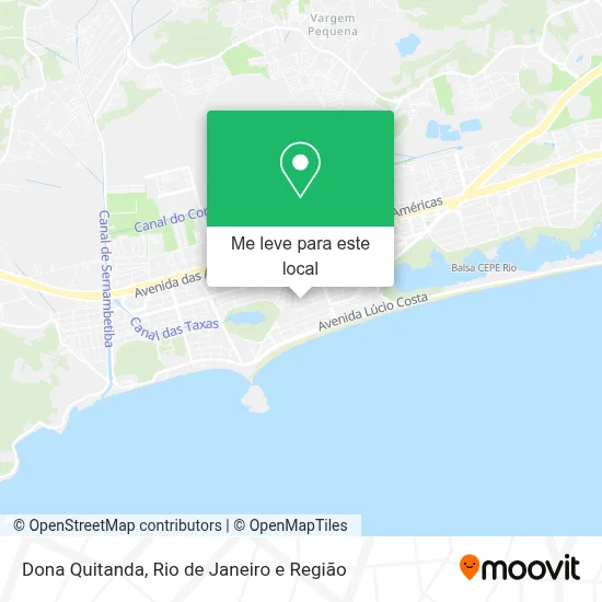 Dona Quitanda mapa