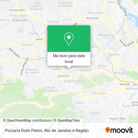 Pizzaria Dom Pietro mapa