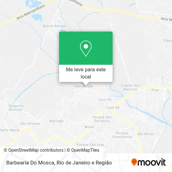 Barbearia Do Mosca mapa