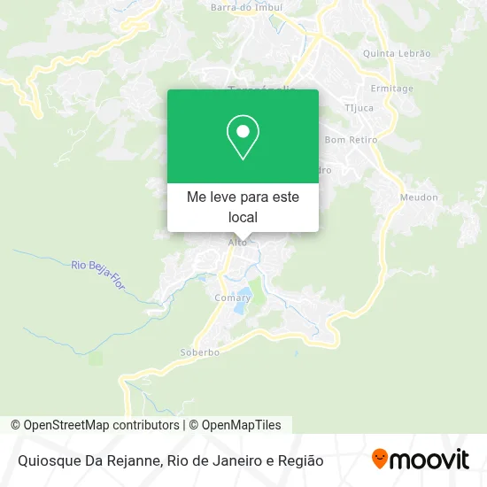 Quiosque Da Rejanne mapa