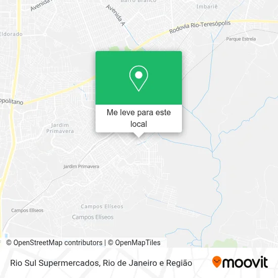Rio Sul Supermercados mapa