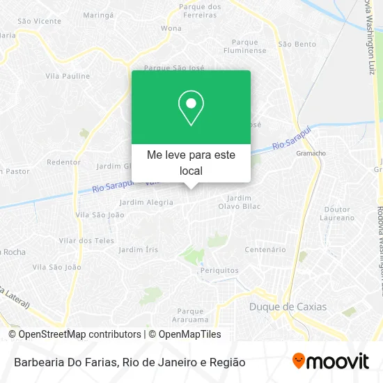 Barbearia Do Farias mapa