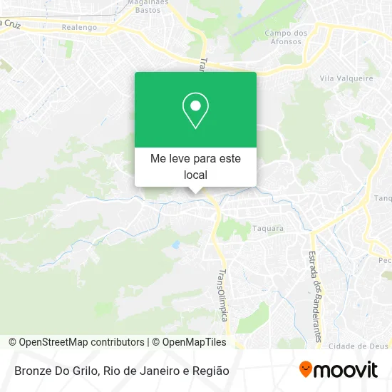 Bronze Do Grilo mapa