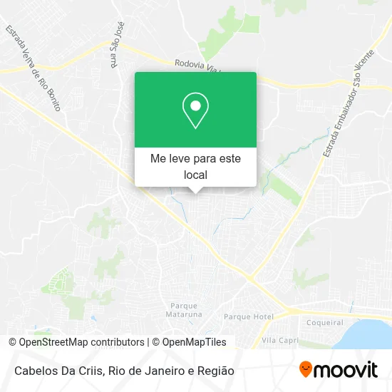 Cabelos Da Criis mapa