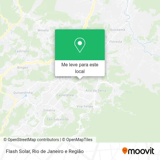 Flash Solar mapa