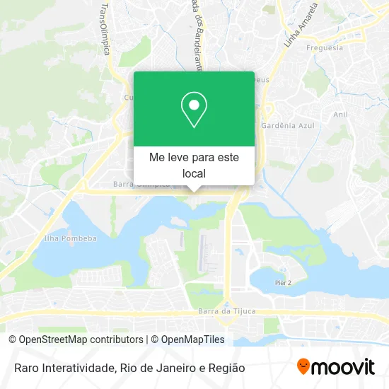Raro Interatividade mapa