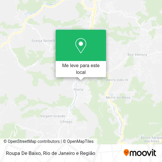 Roupa De Baixo mapa