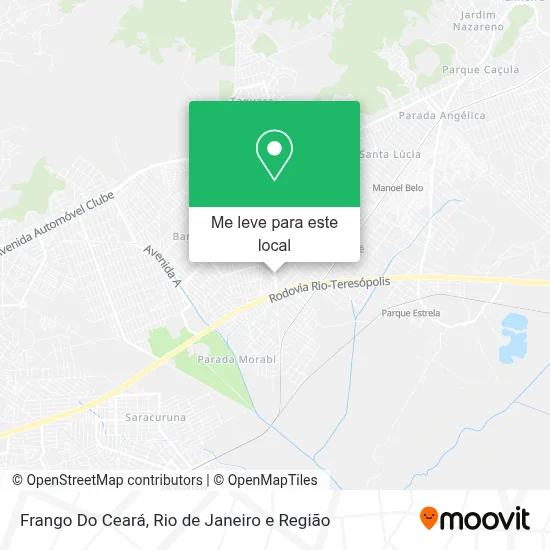 Frango Do Ceará mapa