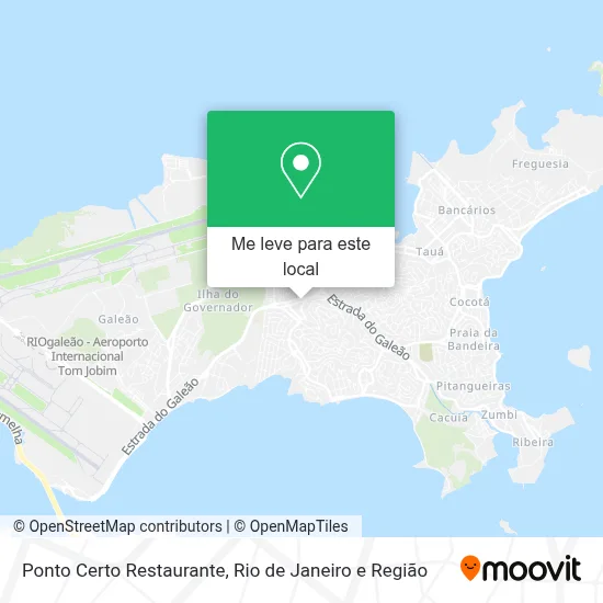 Ponto Certo Restaurante mapa