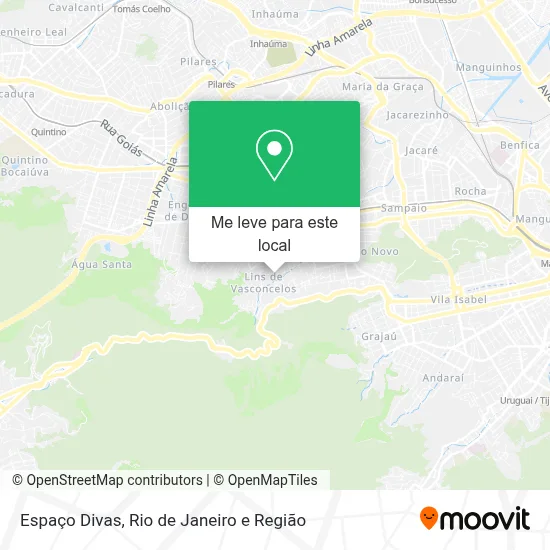 Espaço Divas mapa