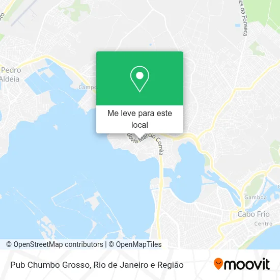 Pub Chumbo Grosso mapa