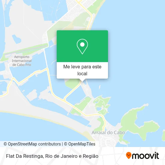 Flat Da Restinga mapa
