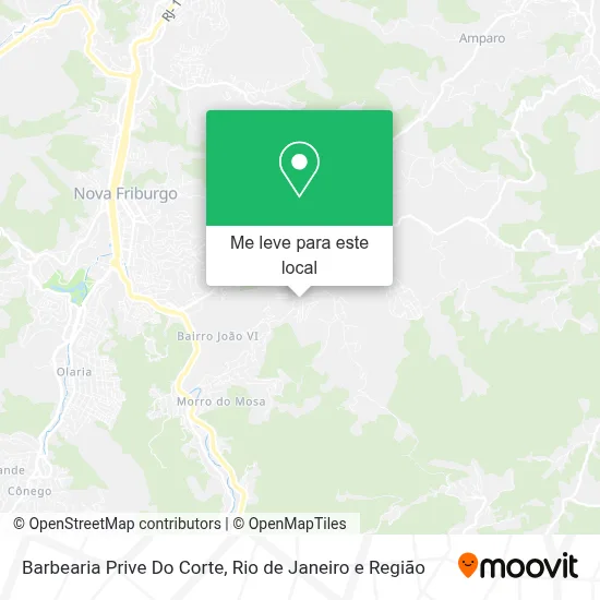 Barbearia Prive Do Corte mapa