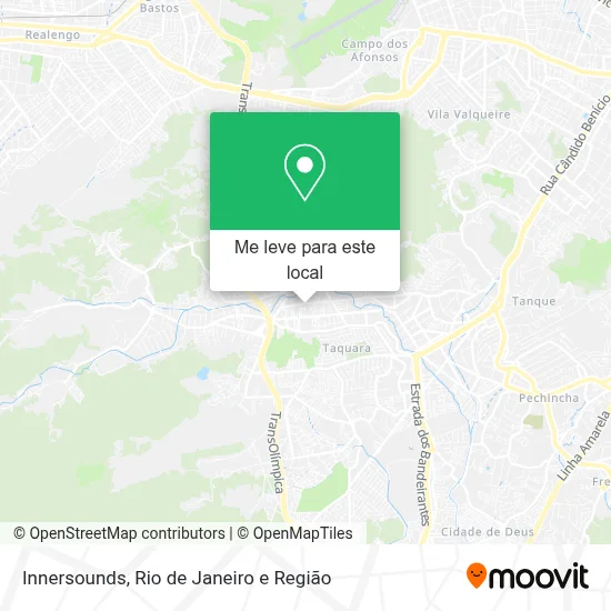 Innersounds mapa