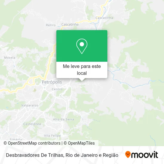 Desbravadores De Trilhas mapa