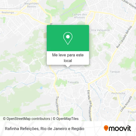 Rafinha Refeições mapa