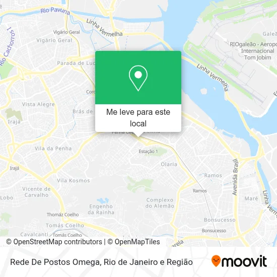 Rede De Postos Omega mapa