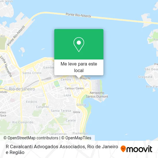 R Cavalcanti Advogados Associados mapa