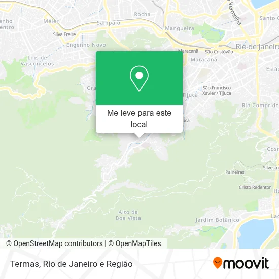 Termas mapa