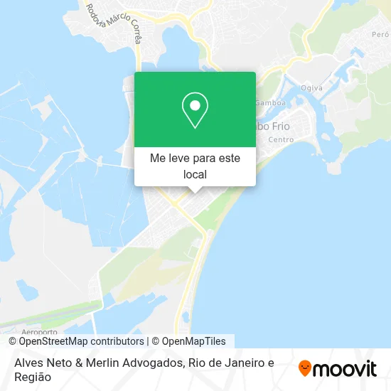 Alves Neto & Merlin Advogados mapa