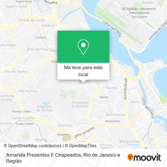 Amanda Presentes E Chapeados mapa