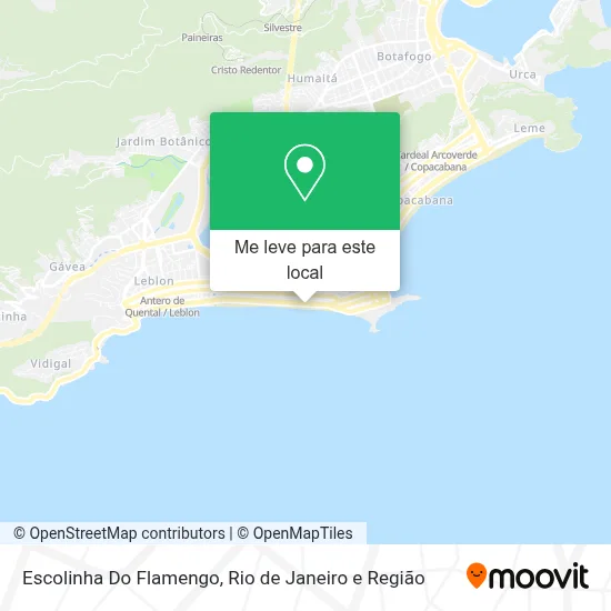 Escolinha Do Flamengo mapa