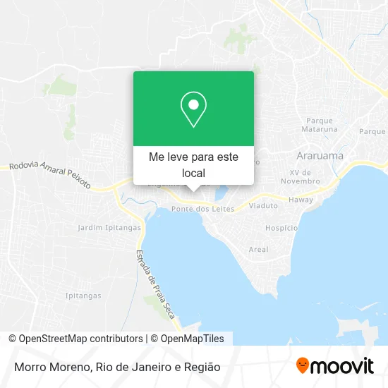 Morro Moreno mapa