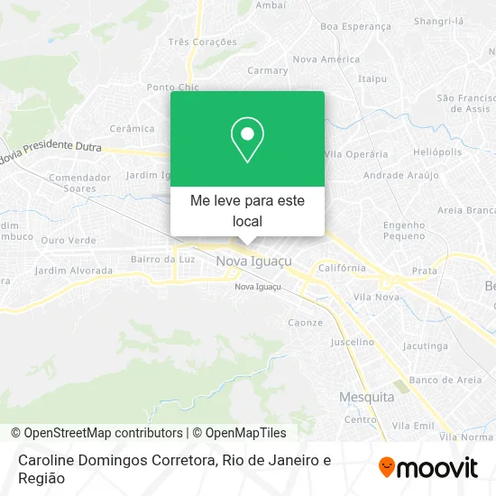 Caroline Domingos Corretora mapa