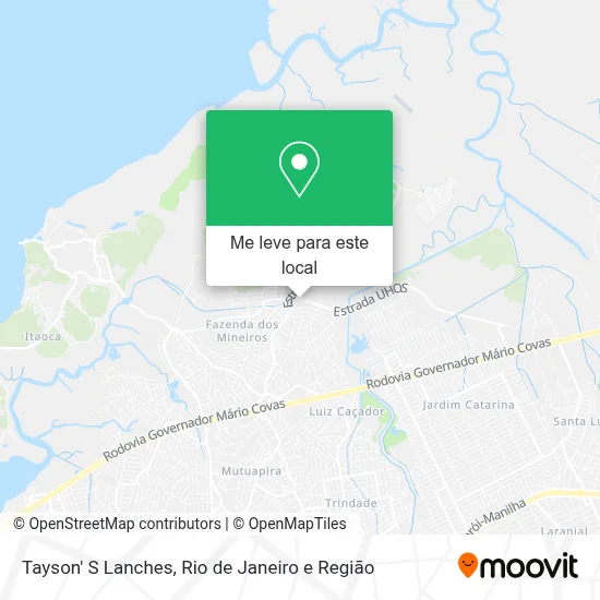 Tayson' S Lanches mapa