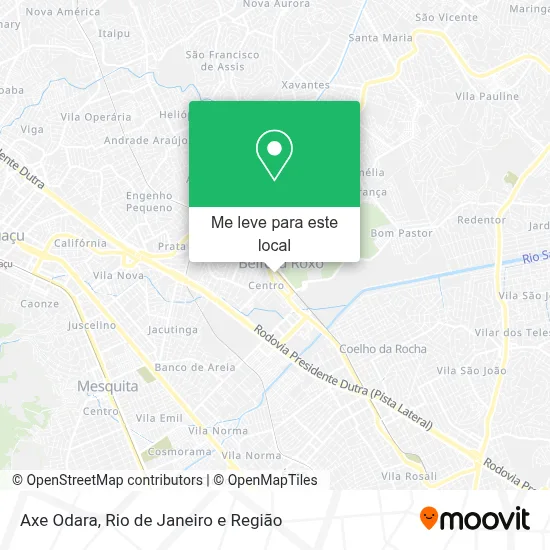 Axe Odara mapa