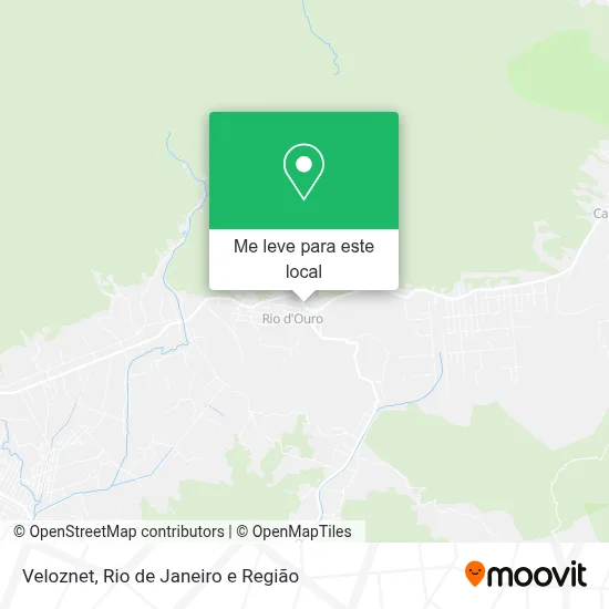 Veloznet mapa