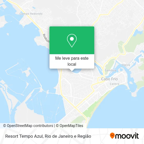 Resort Tempo Azul mapa