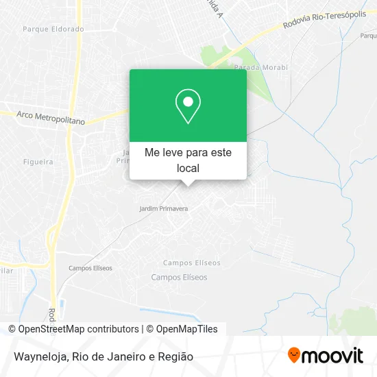 Wayneloja mapa